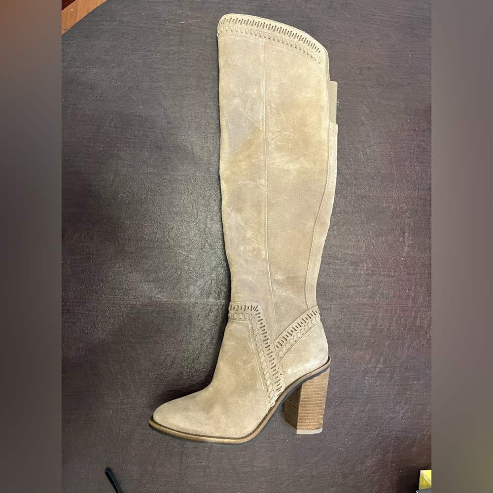 Vince Camuto Beige Heeled Boots